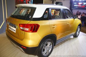 Thiết kế ngoại thất của Suzuki Vitara Brezza có nhiều chi tiết giống với Vitara toàn cầu hiện đang được phân phối chính hãng tại thị trường Việt Nam. Ngoài ra, Suzuki Vitara Brezza còn được phát triển dựa trên Maruti XA-Alpha Concept từng ra mắt trong triển lãm Auto Expo 2012.