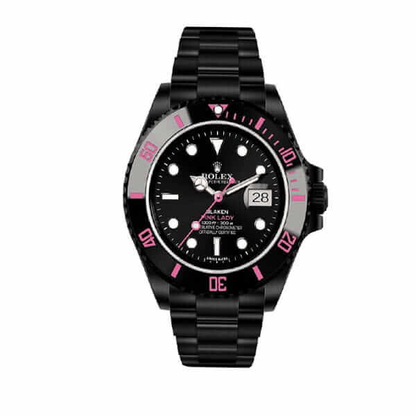 Rolex Submariner 116610N Pink Venom Black Dial Replica